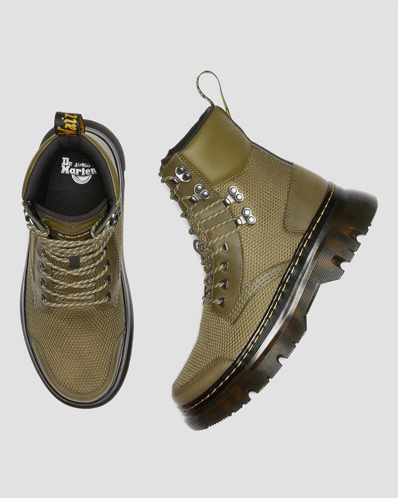 Botas Casuales Dr Martens Tarik Puntera Guard Utility Hombre Verde Oliva Arena | MX 336GSO